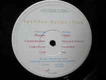 UK-original Chrysalis MAT:3/4 True (Analog) Spandau Ballet アナログレコード vinyl_画像9