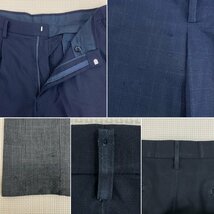 (Y)UZ893 (中古) 山形・福島方面 男子学生服 ズボン 12点セット /W66/W73/W76/W79/W92/冬用/夏用/制服/標準型学生服/中学校/高校/まとめ/_画像6