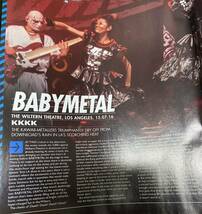 【BABYMETAL】KERRANG_2016/7/30号_未読新品 中元すず香 水野由結 菊地最愛_画像4