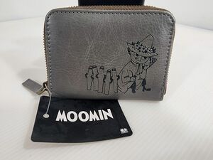 MOOMIN カードケース 小銭入れ カード ＆ コインケース 北欧 ムーミン 20AW グレー サンスター文具