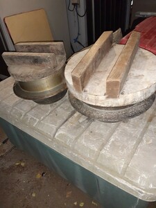 2個セット アルミ 釜 かま 鍋 炊飯器 炊飯釜 昭和レトロ 古民家 アルミ製 アンティーク 釜