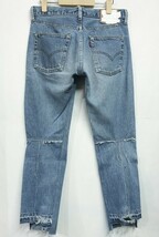 OLD PARK オールドパーク LEVI'S 再構築 リメイク デニムパンツ M リーバイス_画像3