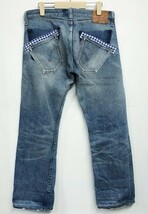 LEVI'S x JUNYA WATANABE COMME des GARCONS リーバイス ジュンヤワタナベ 501XX 再構築 デニムパンツ W33 中田英寿着用 コムデギャルソン_画像4