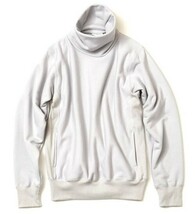 soe books ソーイブックス Neckwarm Sweat Shirt ハイネック スウェット 2 グレー リバースウィーブ_画像1