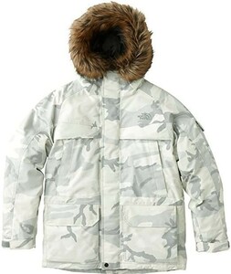 廃盤希少 THE NORTH FACE ノースフェイス 迷彩 ホワイトカモ マクマード ダウンジャケット M Novelty McMurdo Parka ND91735