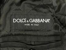 イタリア製 DOLCE＆GABBANA ドルチェ＆ガッバーナ ベルト付 ロングコート 50 黒_画像8