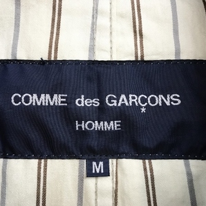 COMME des GARCONS HOMME コムデギャルソンオム ステンカラーコート M ベージュの画像6