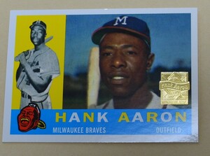 超レア 1999年 HANK AARON BREWERS アメリカ プロ野球 トレーディングカード　美品