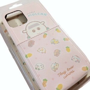 PUI PUI モルカー スマホケース (シロモ)iPhone12/12pro対応