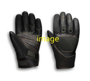 ハーレーダビッドソン ワット・レザーグローブ Mサイズ 98120-20VM　HARLEY-DAVIDSON　GLOVES-WATT　LEATHER　SIZE M スマホ対応