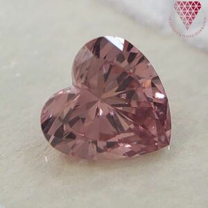 0.19 ct FANCY VIVID PINK VS2 HEART GIA ダイヤモンド ルース 商品 動画 DIAMOND EXCHANGE FEDERATION