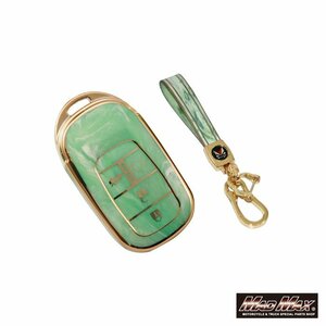  car supplies HONDA Honda marble style TYPE G TPU smart key case green / Step WGN Fit Vezel [ mail service postage 200 jpy ]