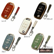 カー用品 ルノー用 ゴールデンライン TYPE B TPUスマートキーケース ブラック/父の日 母の日 誕生日プレゼント【メール便送料200円】_画像6