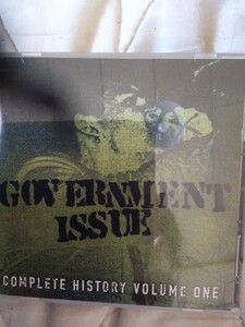 GOVERNMENT ISSUE COMPLETE HISTORY VOLUME ONE 二枚組