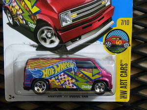 即決☆☆CUSTOM '77 DODGE VAN HW ART CARS ホットウィール Hot Wheels 