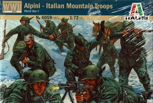 アルピーニ イタリア山岳兵 WWII 1/72 イタレリ