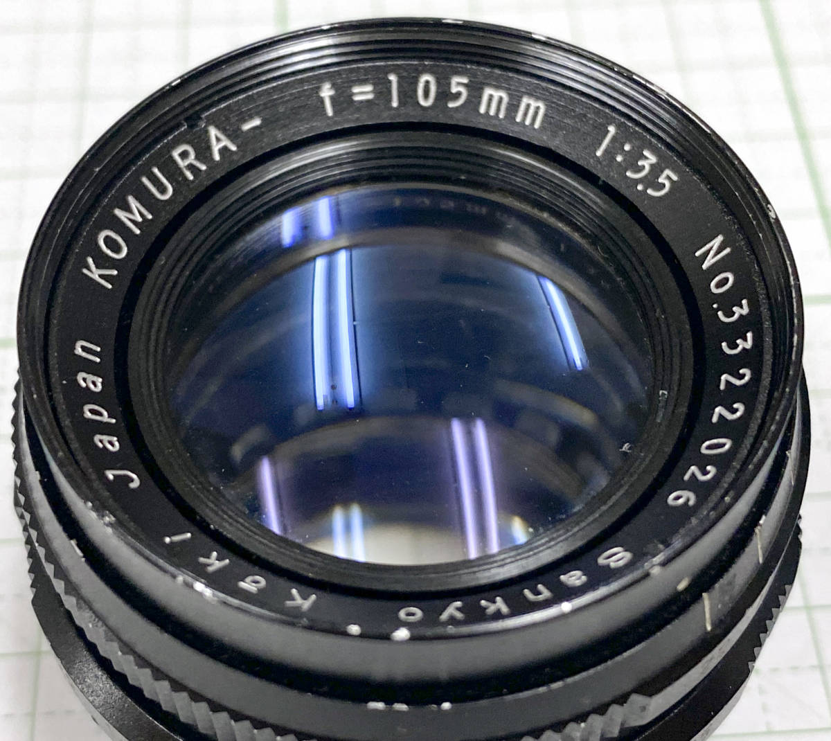 ☆超希少品☆ コムラ SANKYO KOHKI KOMURA 100mm F1.8 PV2-3マウント