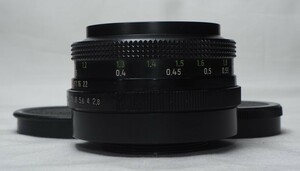 「素朴さと安定感のバランスレンズ」【J】訳あり ジャンク Carl Zeiss Jena Tessar テッサー DDR 50mm F2.8 M42 ブラック 黒 #312513