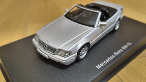 即決　オートアート　メルセデス・ベンツ　600 SL カブリオレ　R129 silver　1/43　絶版　レア