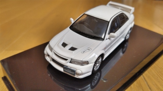 即決　オートアート　三菱　ランサー　エボリューション　LANCER　GSR　EVO　Ⅵ　エボ6　ホワイト　白　1/43　絶版　レア