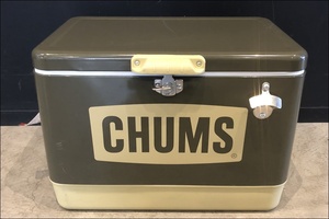 【送料無料】東京)CHUMS チャムス スチールクーラーボックス54L Steel Cooler Box 54L CH62-1283-M079-00 カーキ