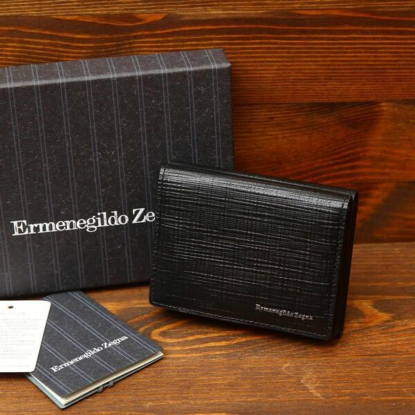 未使用 エルメネジルド ゼニア Ermenegildo Zegna 財布 コインケース 小銭入れ