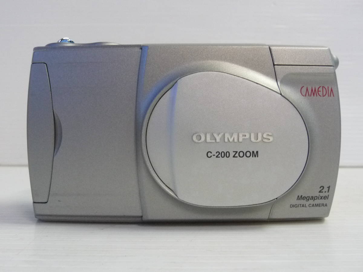 オンラインネット 【動作確認済み】OLYMPUS C-200 コンパクトデジタルカメラ 特注製作:1361円 ブランド:オリンパス  デジタルカメラ