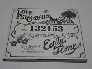 ★初回限定盤★ラブ・サイケデリコ★Early Times★The Best of LOVE PSYCHEDELIC★VICL-61578★