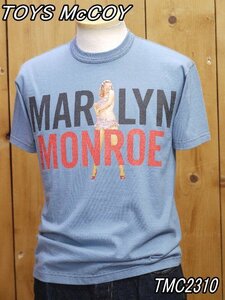 新品 トイズマッコイ MARILYN MONROE TEE PIN UP GIRL 半袖 Tシャツ L ブルーグレー TMC2310