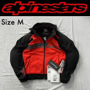 alpinestars アルパインスターズ マルク・マルケスコラボ フーディー 4200220 RD/BK Mサイズ 定価32780円 CEプロテクター装備 A50425-2