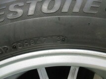 即納 スタッドレス ウェッズ レオニス 17インチ 5H114.3 7J+42 2013年製 225/55R17 BRIDGESTONE アルファード フーガ シーマ セルシオ_画像10