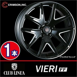 激安特価！ 1本価格 クリムソン クラブリネア ヴィエリFF BK/SM 20inch 5H114.3 9.5J+50CLUB LINEA VIERI