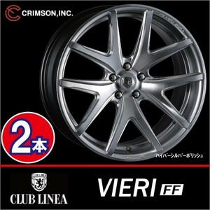 激安特価！ 2本価格 クリムソン クラブリネア ヴィエリFF HS/P 19inch 5H114.3 8J+43CLUB LINEA VIERI