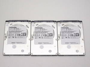 3個セット TOSHIBA MQ01ABF032 2.5インチ 320GB HDD 正常品 管HD-1125