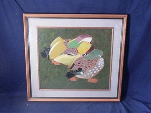 Art hand Auction 481856 Japanese painting by Renko Baba Tentative title Bird (F10) Painter/Framed, painting, Japanese painting, flowers and birds, birds and beasts