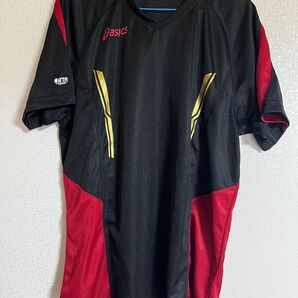 asics 古着半袖シャツ 吸汗速乾タイプ Oサイズ