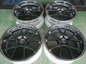 【在庫特価】レオンハルト シュタイン 20x8.5J 9.5J 5H 114.3 +30 4本 1台分 チタングラデーション LEONHARDIRITT Stein カスタム セダン