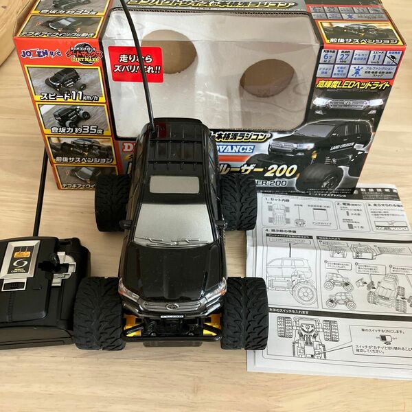 【ジャンク品】1/28RC ダートマックス アドバンス ランドクルーザー 200 JRVT044-BK