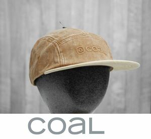 【新品】23 COAL EDISON CAP - LIGHT BROWN WASH コール 5パネル キャップ 正規品