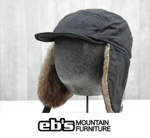 【新品】23 ebs FUR CAP - BLACK 正規品 フラップキャップ 帽子 スノーボード