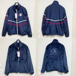  新品 champion チャンピオン ナイロン/フリース　リバーシブル ジャケット size L 定価 18,480円 税込