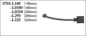 DIXCEL ディクセル ブレーキパッド用パッドセンサー 0701-L295