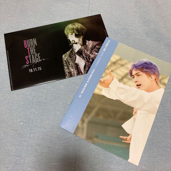 BTS JIN ジン BURN THE STAGE チケットホルダー&LYS SYS ノート