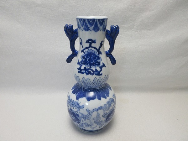 旧家から~◇ 中国漢代灰釉双耳壷高さ31㎝ 大型壷花瓶花器古陶磁器中国