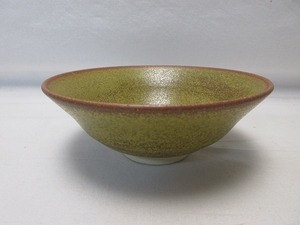 I04058 【 ほぼ未使用 茶道具 平茶碗 陶印 清 箱無 】 検) 作家物 茶器 茶碗 お点前 茶事 茶会 和物 茶の湯 おもてなし 在銘 ⅰ