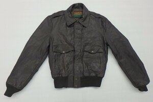 OAKTON A-2ジャケット USA製 ブラウン size:XL 囗T巛