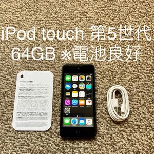 【送料無料】iPod touch 第5世代 64GB Apple アップル　A1421 アイポッドタッチ 本体