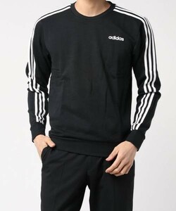 【新品】送料299円 XXL(XO)サイズ スウェット トレーナー adidas アディダス スウェット ブラック 黒 FSG37 DQ3083 bai-