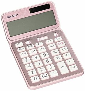  sharp calculator 50 anniversary commemoration model Nice size model pink series EL-VN82-PX