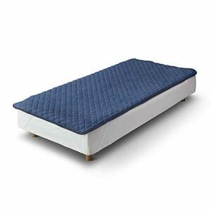 a... bed pad double 140×200cm.. raise of temperature ... winter navy AJ021PDD [ limitation brand ]offtime( off time )